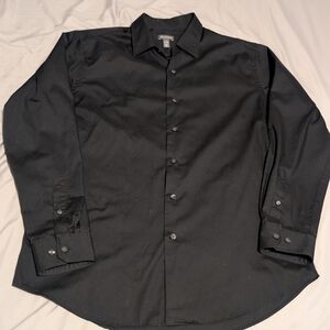 Van Heusen Black Dress Shirt for Men